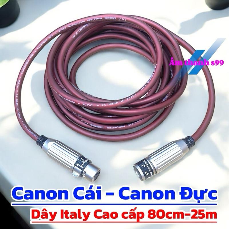 Dây Canon đực- cái kim loại xịn,1m-20m  dây cao su non, 3 lõi đồng, tín hiệu âm thanh chuẩn. Dây và jack siêu bền. Phụ Kiện âm thanh dùng cho micro, micro 48V, gắn vang qua đẩy công suất vang, mixer, main, đẩy công suất, dàn karaoke, sub,... dây âm thanh.