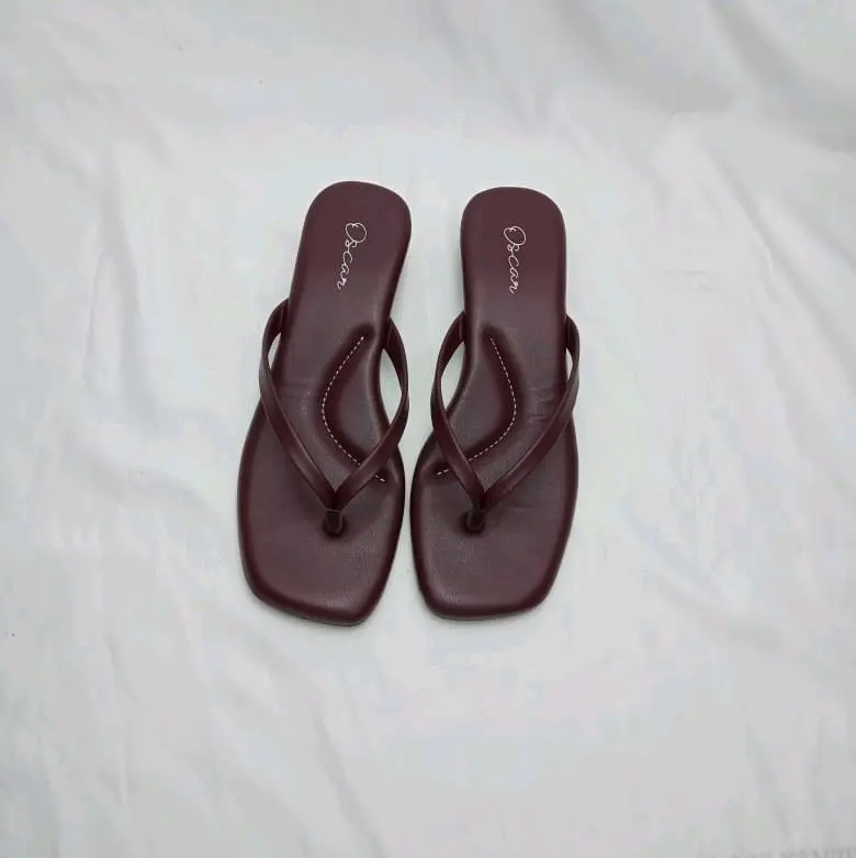 Parvez86 (SJ) Sandal Jepit Wanita Hak Tahu 3 Cm/Heels/Sandal Jepit Wanita Kekinian 3 Cm 5