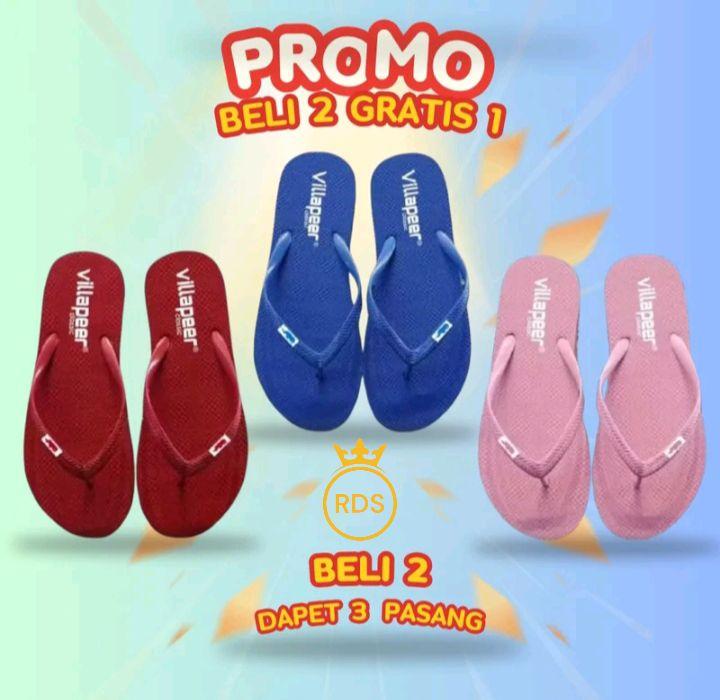 RDS CASUAL.ID Sandal Villapeer Sandal Jepit Wanita Promo Beli 2 Gratis 1 Variasi Warna Pink Biru Hitam Merah Beli 2 Dapat 3 Pasang Sendal Cewek RDS CASUAL.ID Sandal Villapeer Sandal Jepit Wanita Promo Beli 2 Gratis 1 Variasi Warna Pink Biru Hitam Merah Beli 2 Dapat 3 Pasang Sendal Cewek