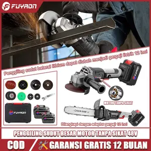 FUYAON Brushless Gerinda Baterai 48V Gerenda Listrik 4 Inci Mesin Gerinda Gerinda Cordless Gerinda Portable Motor Tanpa Sikat