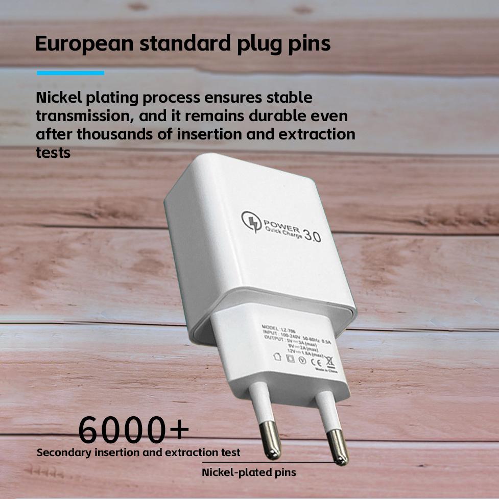 Reabol 5V 3A Fast Charger USB Charger Quick Charge 3.0 Phone Charger for iPhone Samsung EU Plug