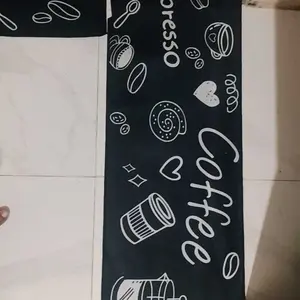Keset Dapur 2 in 1 Anti Slip Premium Ukuran 60x40 dan 120x40cm 1 Set Dapat 2pcs Lantai Dapur Anti Slip Nyaman di Kaki Polyester Cocok untuk Dapur & Kamar Mandi