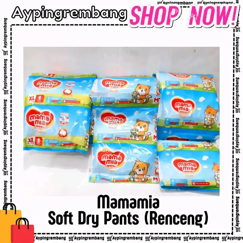 MAMAMIA SOFT DRY PANTS renteng isi 18 (ekonomis) 0