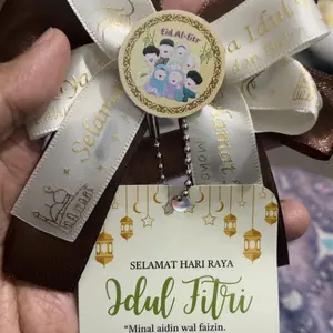 pita Hampers Lebaran/hangtag Idul fitri/hangtag Pita murah/Ramadhan
