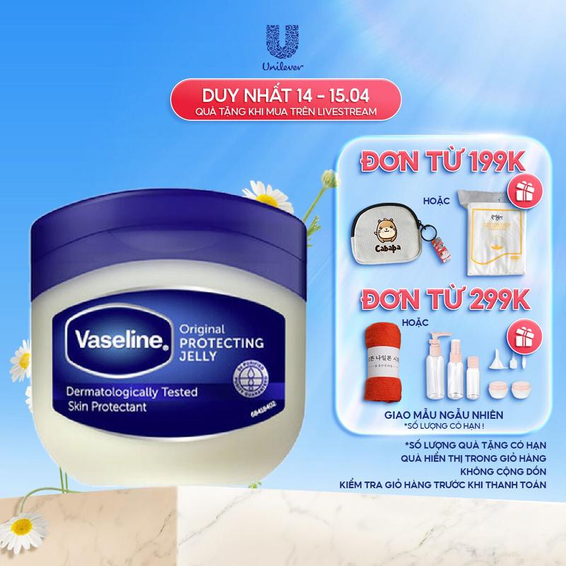 [Live] Sáp dưỡng ẩm Vaseline 50ml Original Protecting Jelly