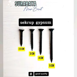 Sekrup Gypsum Serbaguna uk. 2,5cm 3cm 4cm 5cm isi 50pcs Good Quality