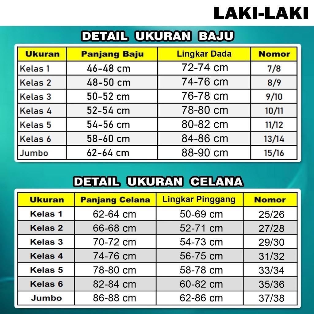 Paket Lengkap Seragam SD Laki Laki Merah Putih | Setelan Baju Lengan Pendek + Celana Panjang + Topi Dasi Gesper Kaos Kaki