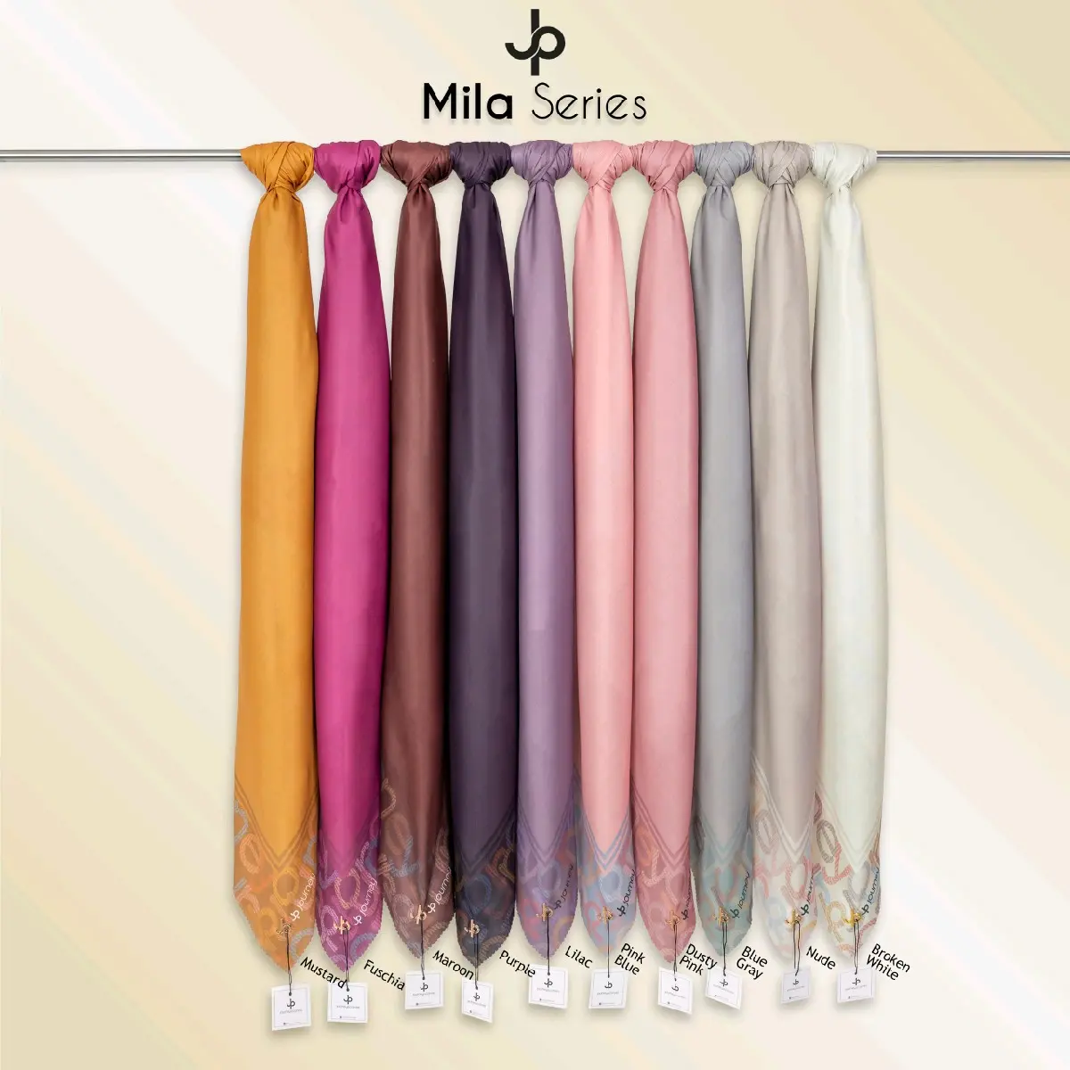 Jilbab Journey Scarves Original Milla Series Promo jilbab segi empat motif macan hijab kerudung