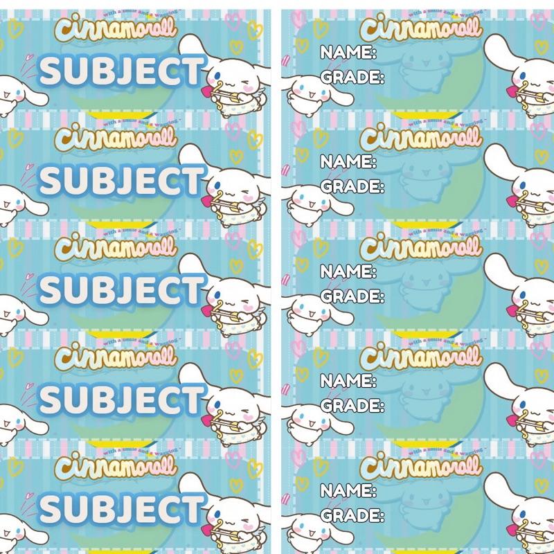 ️ Subject Labels & Name Stickers- Favorite Cartoon characters- - TikTok ...