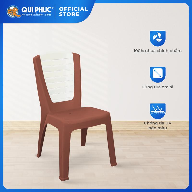 [Size Nhỏ] Bộ 4 & 6 Ghế Dựa SUPER Qui Phúc , 100% Nhựa Chính Phẩm An Toàn, Hợp Cho Gia Đình
