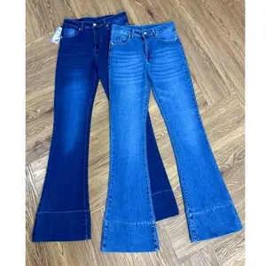PREMIUM HighWaist Jennie Cutbray Jeans Celana Panjang Strech Wanita Retro Vintage Lipat  Model Terbaru Bahan Stretch Desain High Waist Trendi dan Comfortable