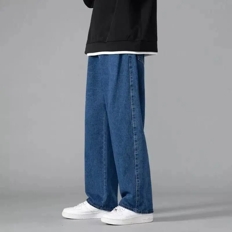 BAGGYPANTS JEANS LOOSE COWO CELANA JEANS GOMBRONG PRIA TERBARU OVERSIZE HITS Basic Denim 7