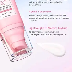 Skintifik bright serum fit serum suncreen
