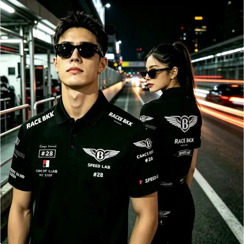 Áo polo, áo polo tay ngắn, áo polo nam, áo polo đua xe, áo polo có in logo của nhà tài trợ, áo polo đội đua. Được làm từ chất liệu cotton nguyên chất, với thiết kế thời trang và ôm dáng. Có các kích cỡ M-3XL v,đen-,đồng phục q,ấm,đa d,sinh nhật,,combo,3ao