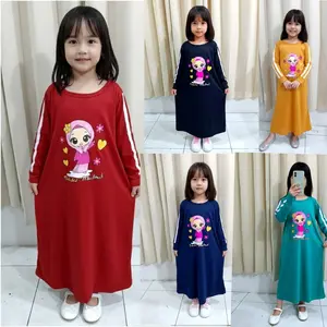 gamis anak muslim perempuan gaun lengan panjang sahabat muslimah murah