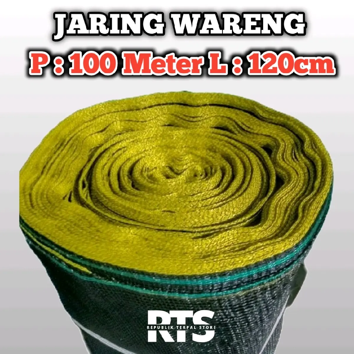 Jaring Wareng Pagar Ayam 100m x 120cm - Republik Terpal Store
