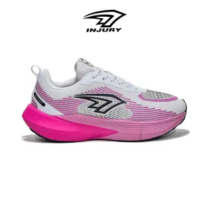 Injury Estevao Sonic 1 White Violet - Sepatu Olahraga Running Lari Pria Wanita Kasual Senam
