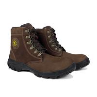 Gambar Rexwing - Sepatu Safety Boots Kulit Sapi Asli G24 Sepatu Kerja Pria Lapangan Shoes Work Outdoor Nubuck Original Brand - Coklat, 39 dari RexwingOfficial Kab. Mojokerto 4 Tokopedia