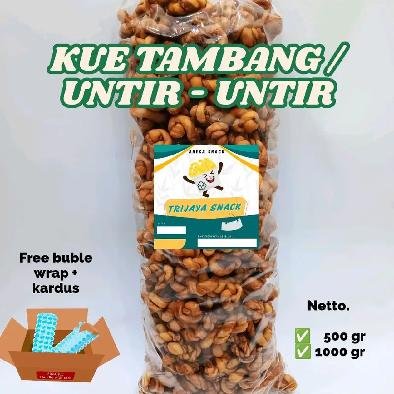 Kue tambang manis / untir - untir manis netto 1000g 0
