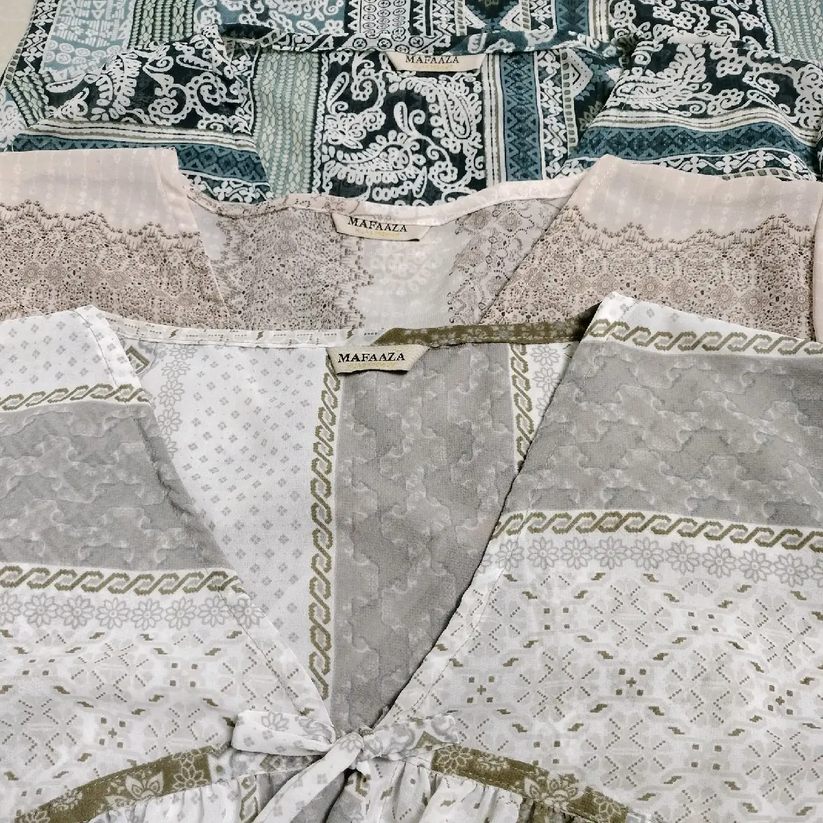 Set Hijab Outer Etnik ceruty babydoll premium by Mafaazahijab