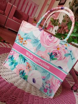 Product Review of Totebag Kanvas MNK BAG PO Printing dengan Penutup Resleting dan Kancing Magnet Wanita - Ukuran Kecil, Medium, dan Besar - Kpop tote  bags from W**a c**n 1