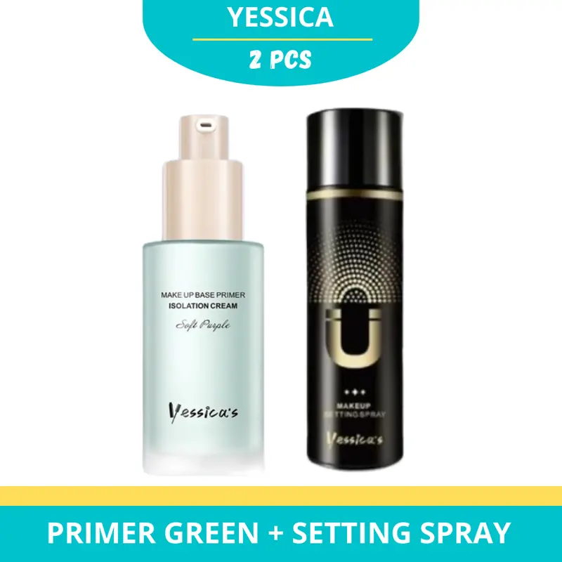 Yessica Bundling 2pcs Make Up Base Primer + Setting Spray 1