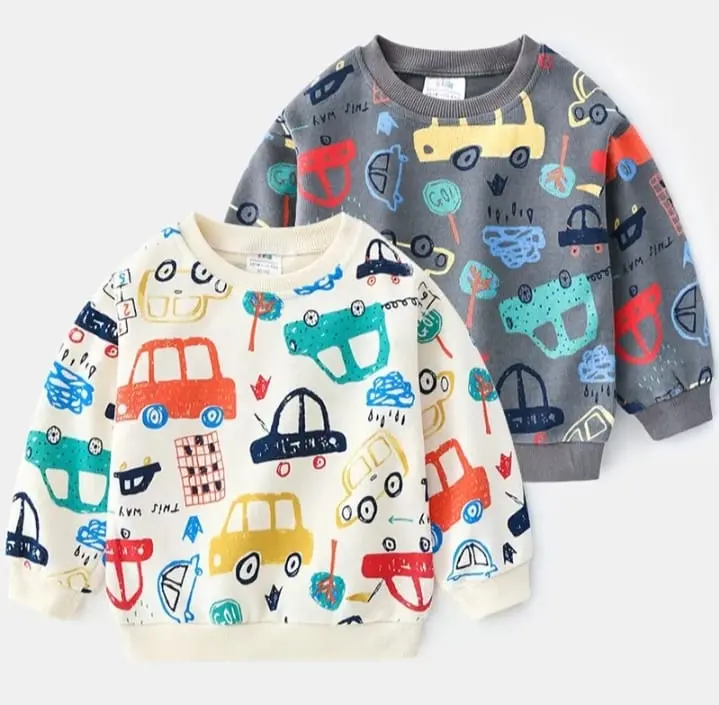 SWEATER ANAK USIA 1-8TH KARAKTER OTOMOTIF PRIA WANITA