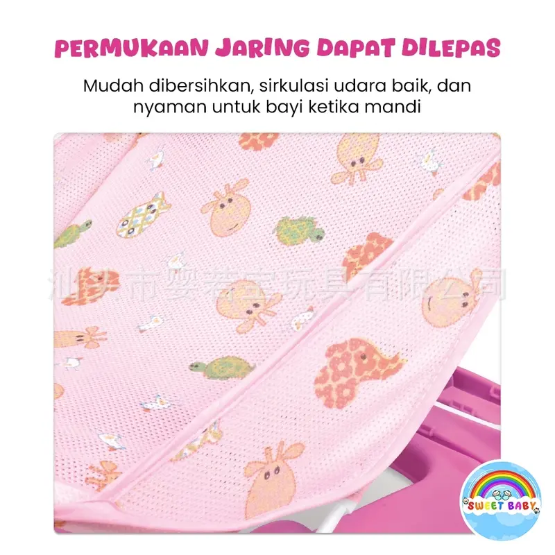 Tempat Mandi Bayi Berjaring Baby Bather Chair With Deluxe 3