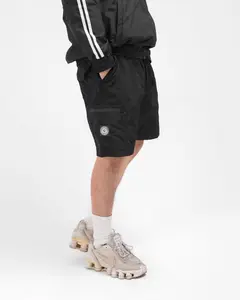 Mocking Truth - Raze Black Boardshort Celana Pendek Cargo Pocket Zipper