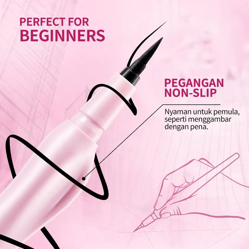 【NEW LAUNCH】BNB Barenbliss Black Eclipse Eyeliner | 48H Tahan Lama, Waterproof & Smudge-Proof, Matte Black Finish [Precision & Bold Lines] 3