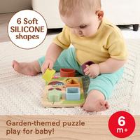 Gambar Fisher-Price Wood Baby Toy Sort and Grow Puzzle Silicone - Mainan Edukasi Anak Balita dari fisherpriceflagship Kota Tangerang 3 Tokopedia