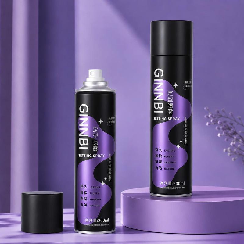 Gôm xịt tóc mềm giữ nếp tạo phồng tóc GINBI 200ml keo xịt tạo phồng giữ nếp mềm…
