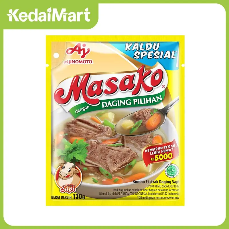 Penyedap Masako Sapi 138 / 130 Gram 0