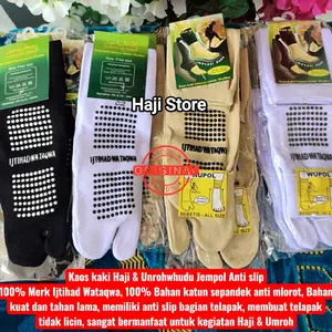 kaos kaki whudu jempol anti slip 100% merek IJTIHAD Muslim Wanita kaos kaki whudu jempol anti slip 100% merek IJTIHAD Muslim Wanita