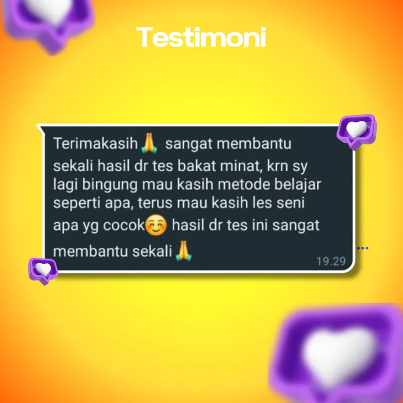 BakatHebat  - Tes Minat & Bakat, Tipe Kecerdasan, Potensi, Pola Asuh, Gaya Belajar, Love Language, dll. 5