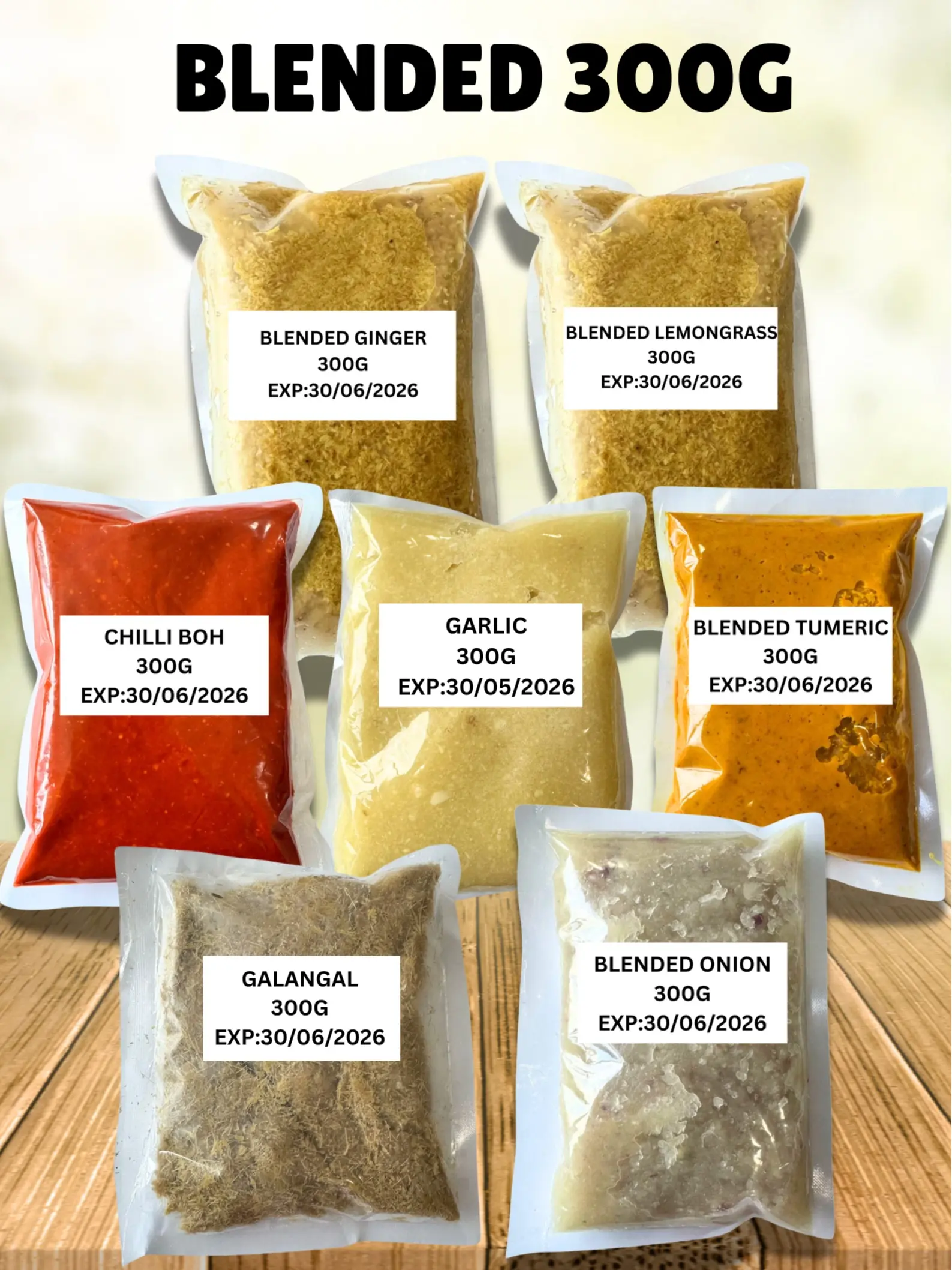 BLENDED 300G AS-SUFI FROZEN PRODUCT
