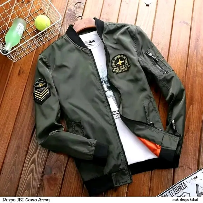 JAKET BOMBER TREE THEE ZERO FLIGHT LEVEL ZET//JAKET TERBARU boxy  jackets bulu angsa m