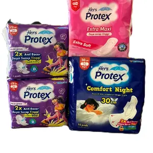 (PAKET MIX DAPAT 4) 1 PCS HERA PROTEX EXTRA MAXI + 2 PCS HERS PROTEX MAXI WING + 1 PCS HERS PROTEX COMFORT NIGHT Wanita