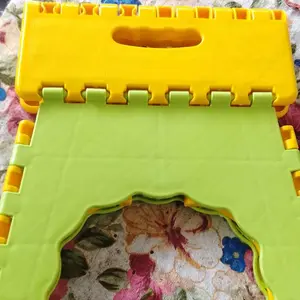 SS1332 Kursi Mini Portable Anak Plastik Tebal Bangku Lipat Praktis