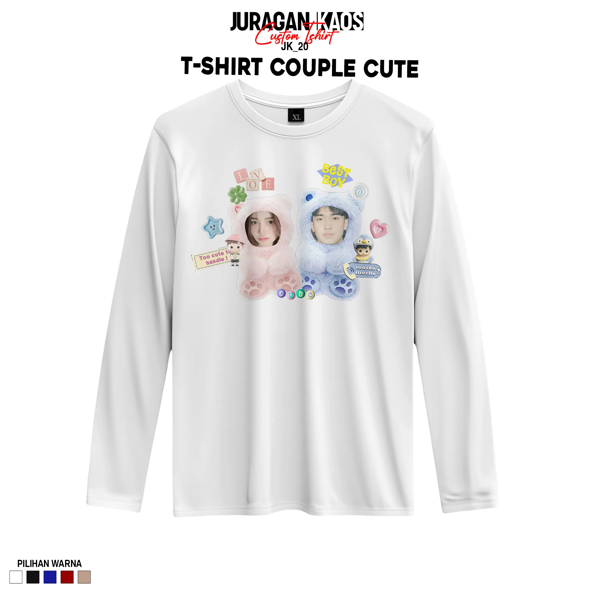Lengan Panjang ( PUTIH )