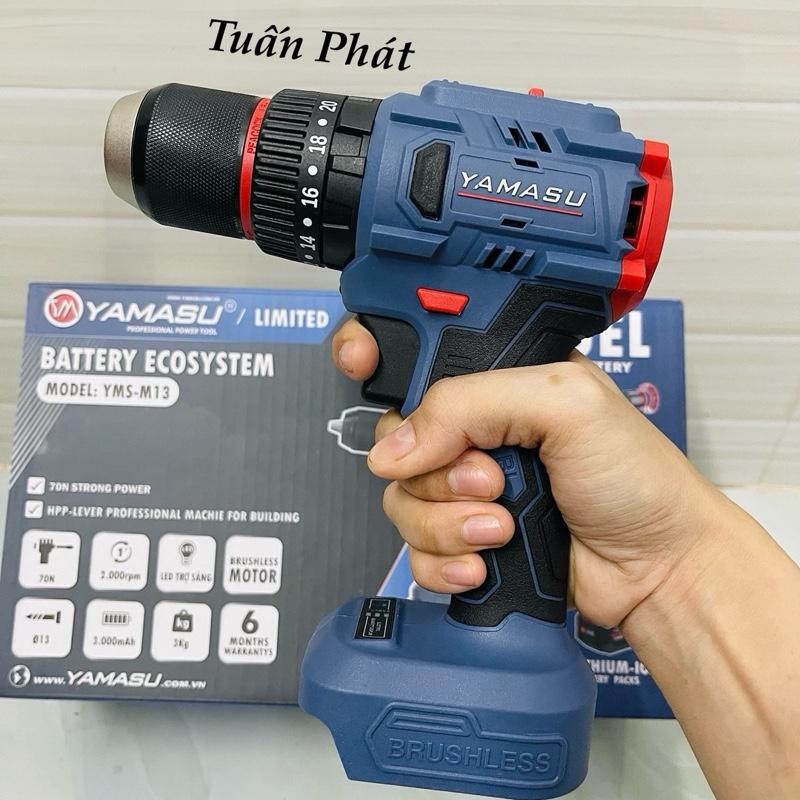 MÁY KHOAN PIN YAMASU YMS-M13 chân phổ thông PIN 21V