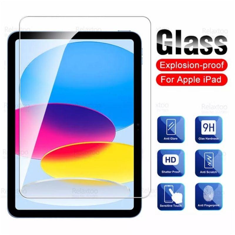 TEMPERED GLASS IPAD 10 10.9 INCI 2022 ( 10THN GEN ) IPAD 9 / 8 / 7 / 6 / 5 / 4 / 3 / 2 IPAD AIR 1/ 2 / 3 / 4 / 5 ANTI GORES KACA PREMIUM 8