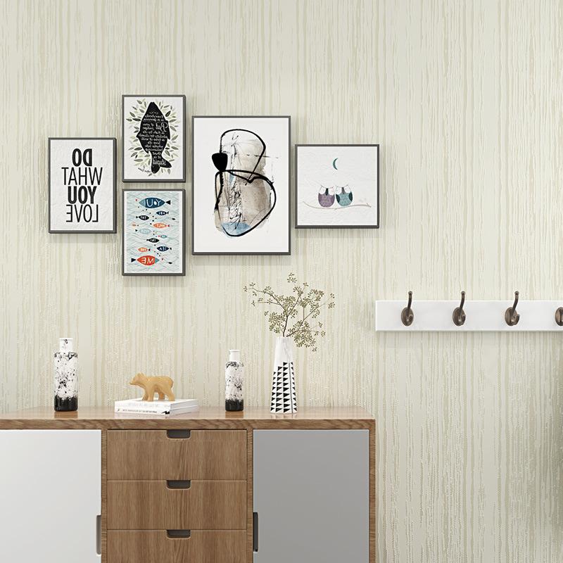 Hình nền tự dính, Phong cách 3D Đơn giản, Phong cách sang trọng, Trang trí tường, Thích hợp cho phòng Khách và phòng ngủ, Nhãn dán tường nền khách sạn căn hộ, Chống ẩm 3