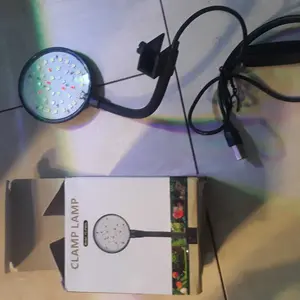 LED Lampu Jepit Aquarium USB untuk Ikan Hias Lampu Aquarium Hemat Energi dengan 3 Mode Warna dan Kecerahan Adjustable Clip Light Pencahayaan Akuarium Lampu LED Kolam Mini Aksesoris Dekorasi Ikan Hias 0306