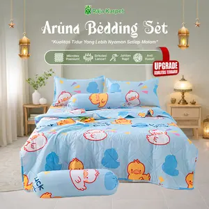 RAJA KARPET | Set Selimut & Sprei Set Aruna Bedding Set/ Set Seprei Lengkap Sarung Bantal Guling & Selimut [12]