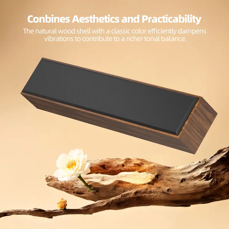 GOOJODOQ Soundbar Speaker TV AB4084 Wireless 5.3 Home Theater Dual Connection Long Bar Stereo Dual Home Speaker 6