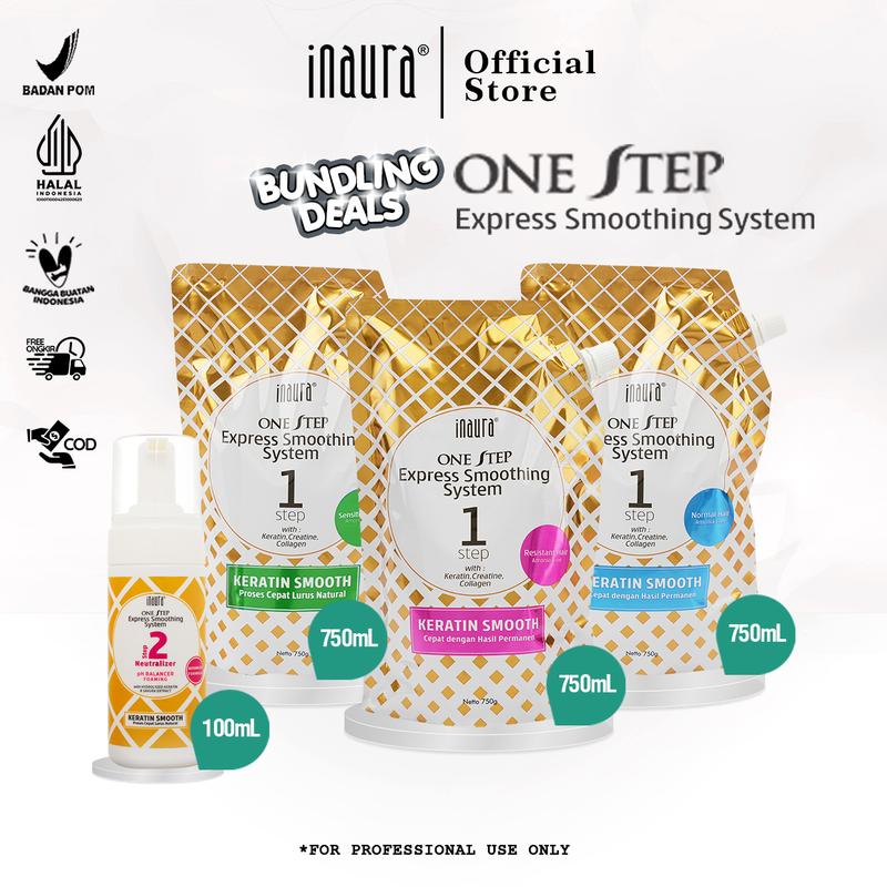 Inaura Inaura Bundling One Step Express Smoothing Relaxer cream ste - Shop ...