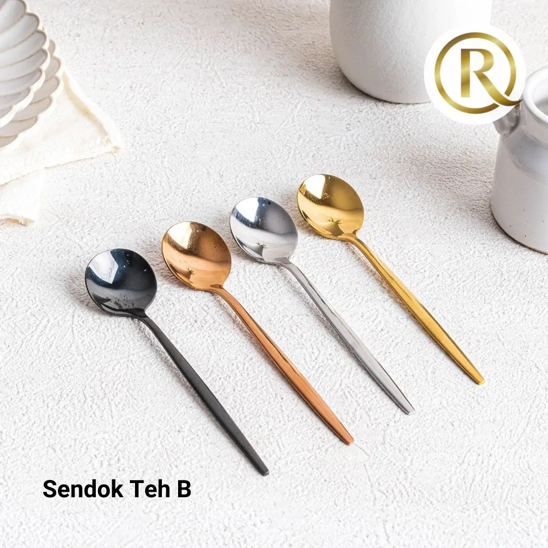 Sendok Teh B Dessert Stainless Steel Korea Tebal 13cm