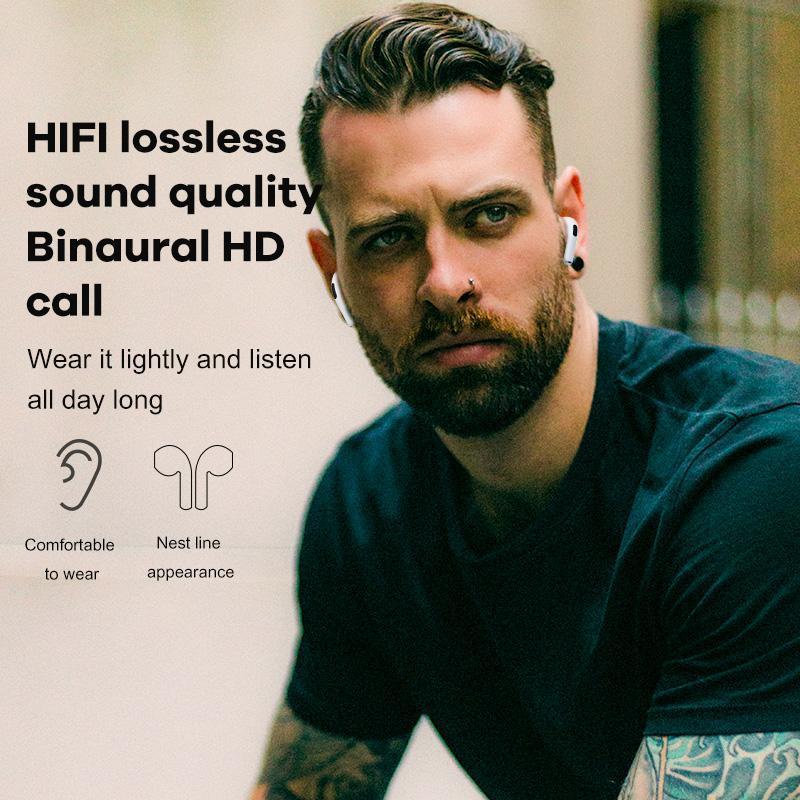 Product Introduction of Tai nghe không dây Pro6 TWS, MỚI, có Mic, Tai nghe Bluetooth Fone, Thích hợp cho thể thao và chạy, Tai nghe, Tương thích với hầu hết các điện thoại di động có Bluetooth 2