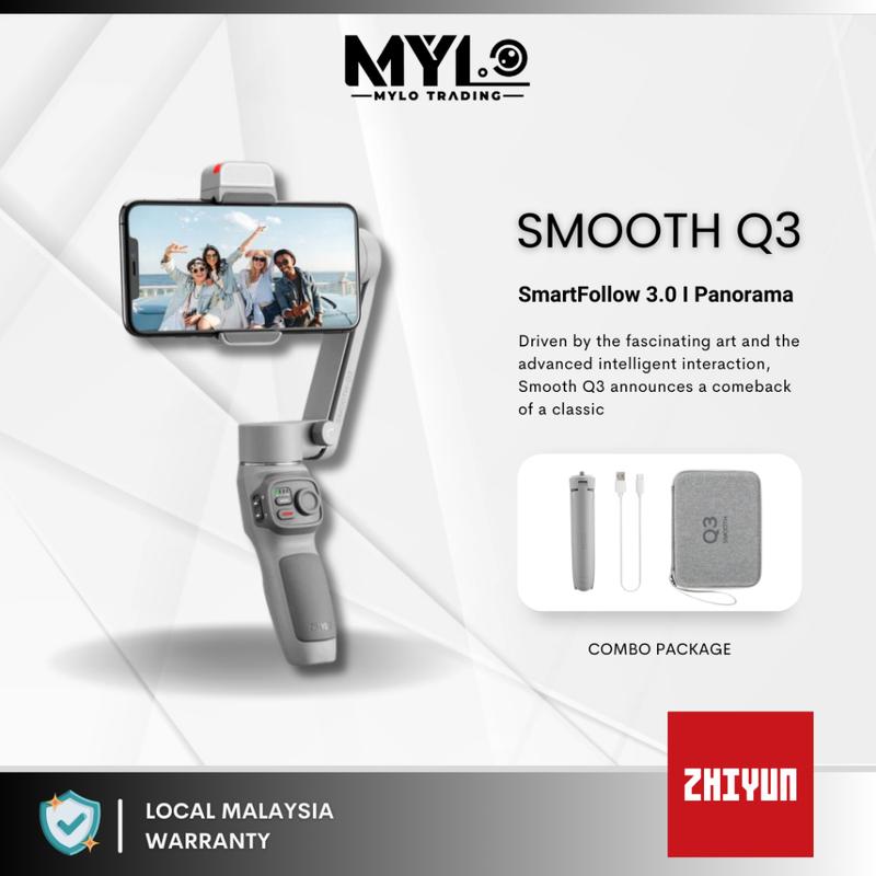Zhiyun Smooth Q3 | Smooth Q4 | Smooth 5 | Smooth X2 | Smooth XS | Smooth 5S 3-Axis Smartphone Gimbal